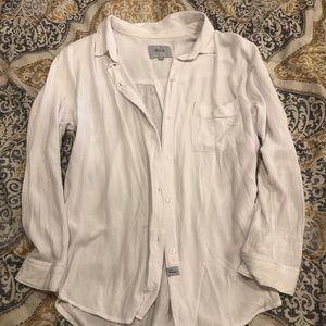 Rails white button down